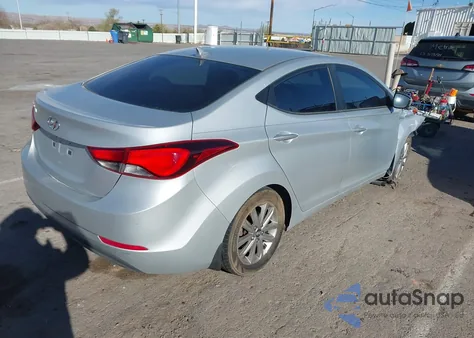 2015 Hyundai Elantra Se z USA, uszkodzony, nr VIN 5NPDH4AEXFH638540